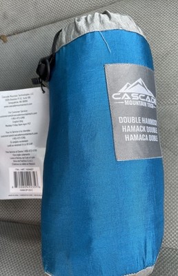 BRAND NEW CASCADE MOUNTAIN TECH DOUBLE HAMMOCK-INCLUDES CARRYING CASE