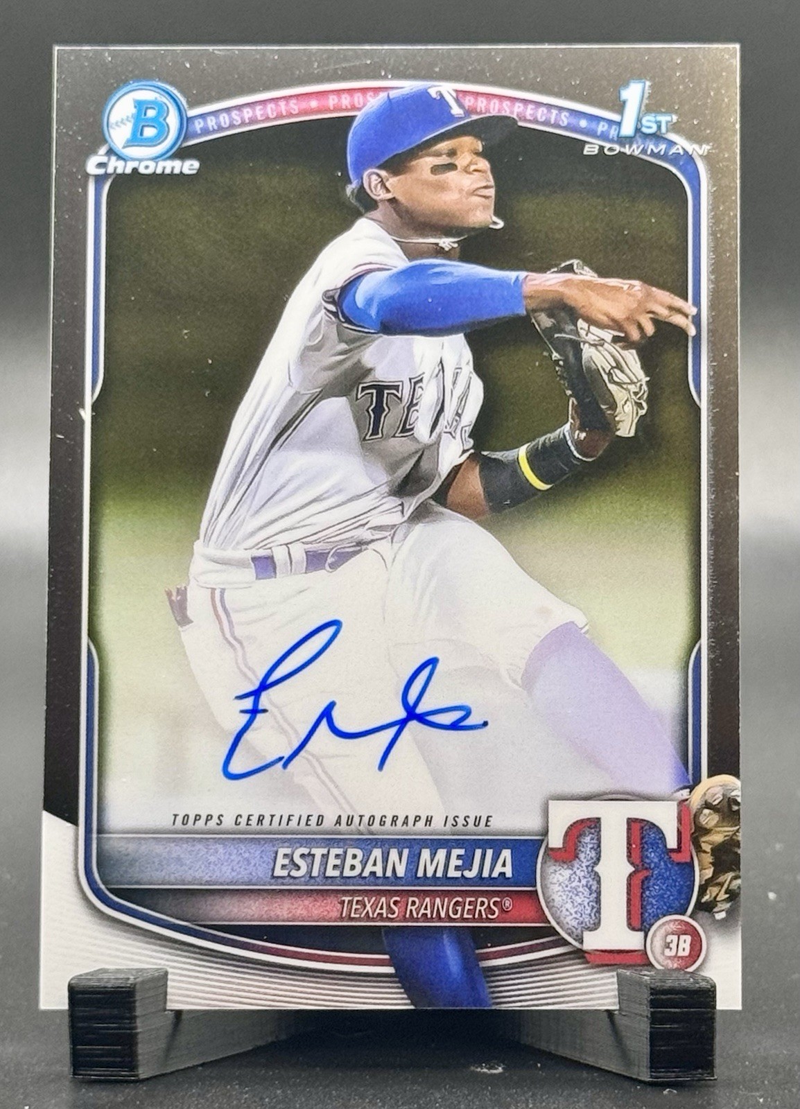 2025 Bowman Esteban Mejia Chrome 1st Auto