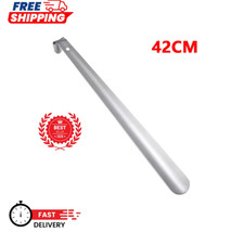 Shoe Horn Extra Long Handle 42cm Stainless Steel Metal Shoehorn Heavy Duty New
