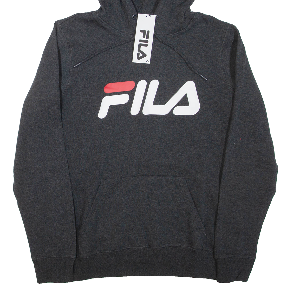 Felpa con cappuccio FILA donna grigia UK 16