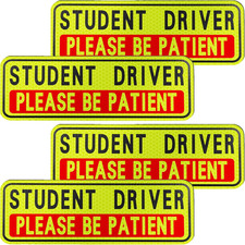 4 PCS Student Driver Magnet for Car, New Driver Magnet for Car, Please Be Patien