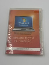 Microsoft Windows 7 Home Premium 64-bit Service DVD with Manual