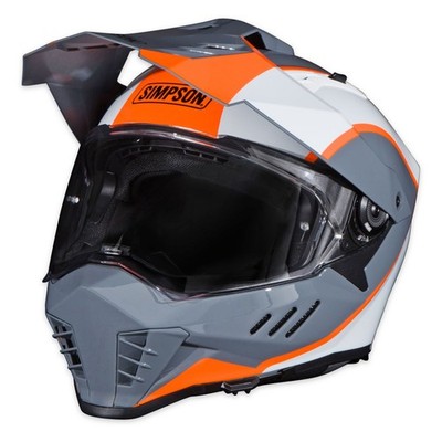 Simpson Xcursion Bandit Full Face Helmet BC Orange Small DOT ECE 22.06