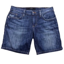 Joe's Jeans Yvette Dark Wash Denim Shorts Women's 27 Blue Whiskered