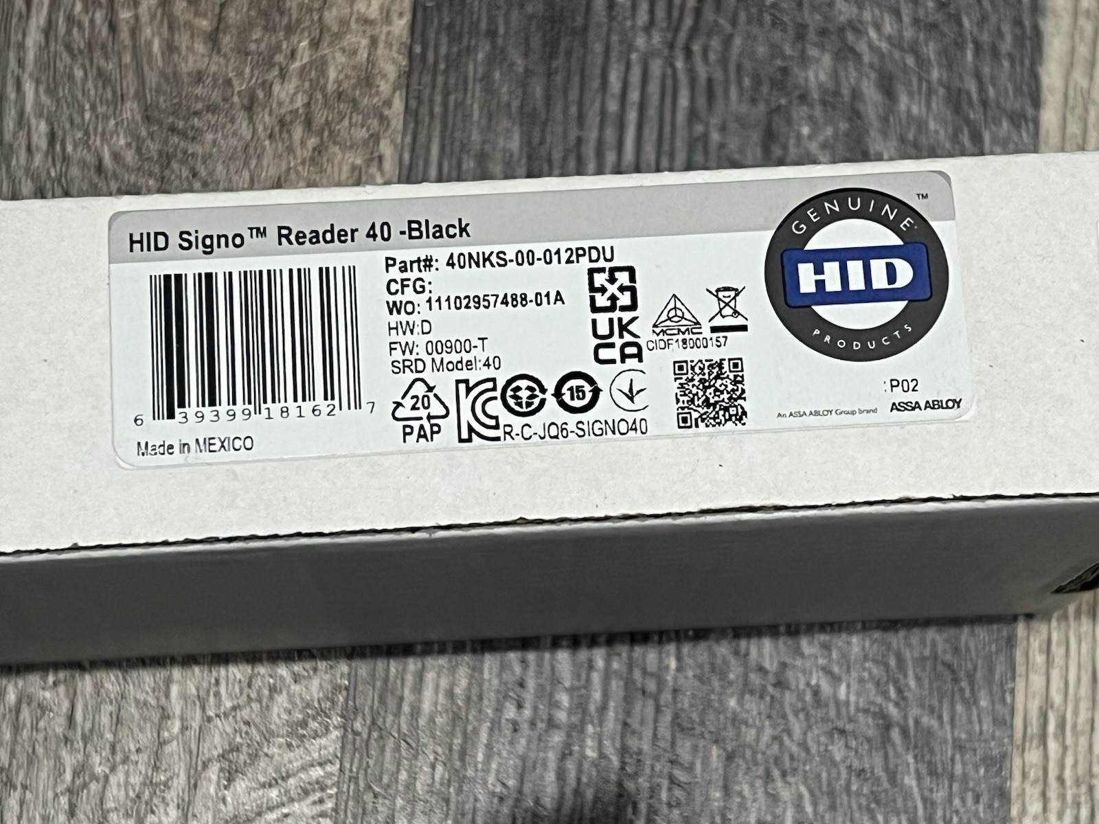 HID 40NKS-00-012PDU Signo 40V2 Smart Card Access Control Reader NEW (2BLU275)