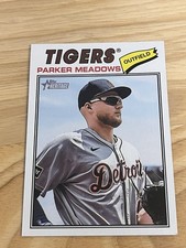 2026 Topps Heritage - Parker Meadows #208 Detroit Tigers