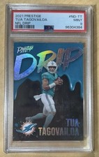 Tua Tagovailoa PSA 9 2021 Panini Prestige NFL Drip #ND-TT Insert SSP
