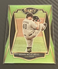 2021 Panini Select Neon Green Prizm Premier Level #168 Ryan Weathers 45/99