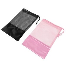2Pcs Durable Ballet Slipper Storage Bags Mesh Shoe Organizer for Dance Practice