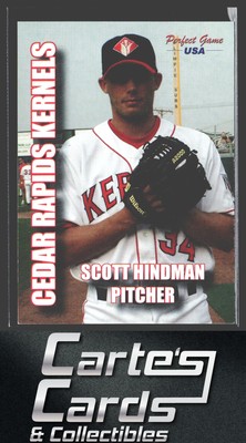 Scott Hindman 2004 Perfect Game Cedar Rapids Kernels #3 Cedar Rapids Kernels