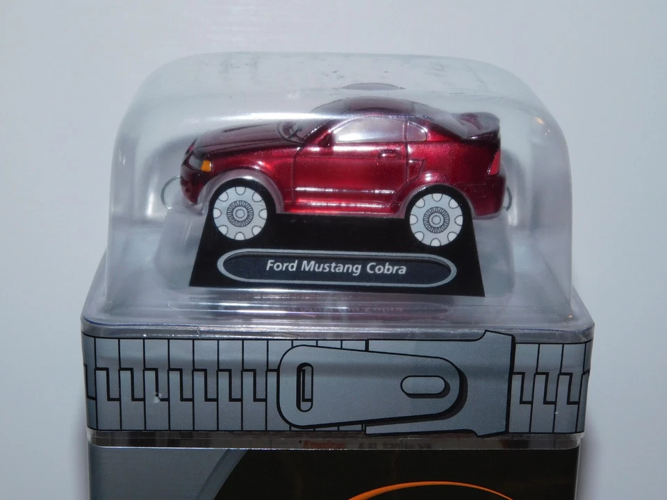 Zip Zaps Micro RC Car 1:64 scale Starter Kit Red Ford Mustang Cobra 2002 Vtg NEW - Image 2 of 4