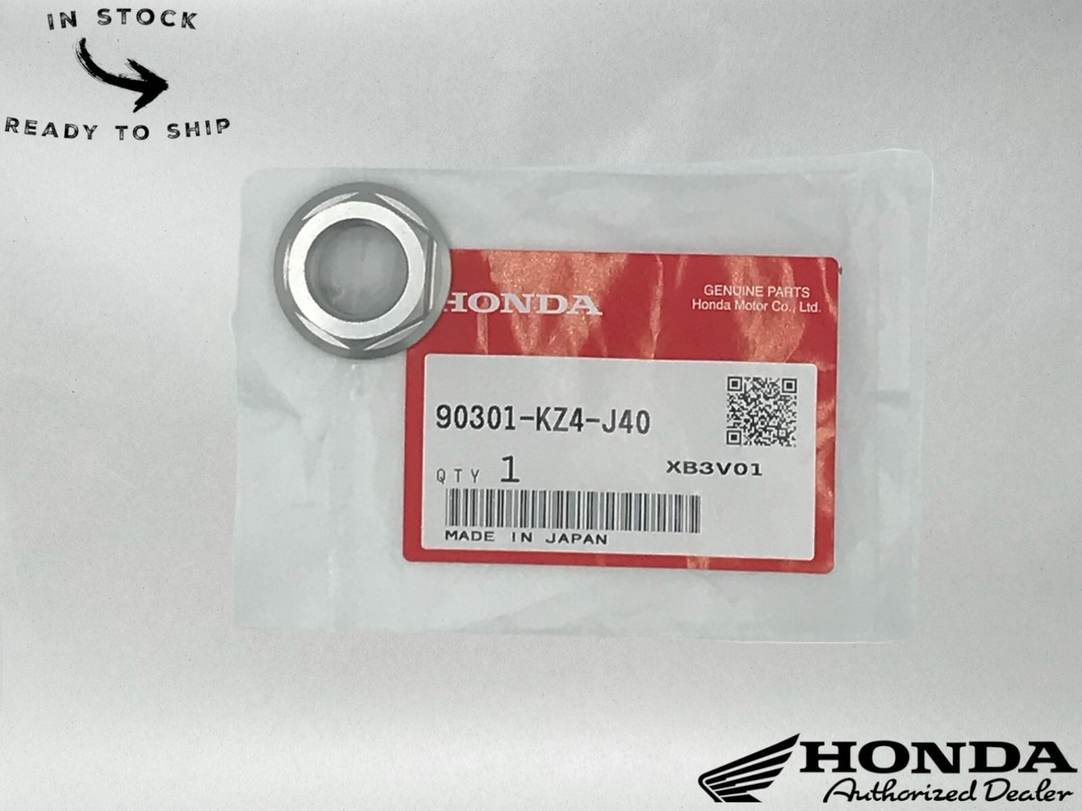 Honda Genuine OEM Axle Nut 90301-KZ4-J40 | eBay
