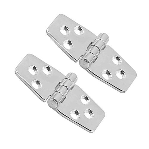2 Pcs Stainless Steel Hinge Kitchen Cabinet Door Hinges Cupboard Heavy Duty