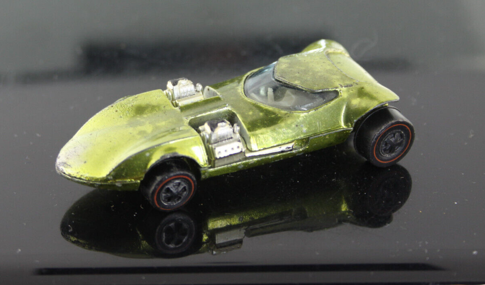 Twin Mill Lime Yellow   Hot Wheels REDLINE