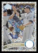 2011 Topps Update Platinum Diamond Anniversary Chad Qualls San Diego Padres