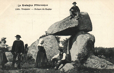 CPA 29 - TREGUNC (Finistère) - 7382. Dolmen du Ruédec (Malerische Bretagne)