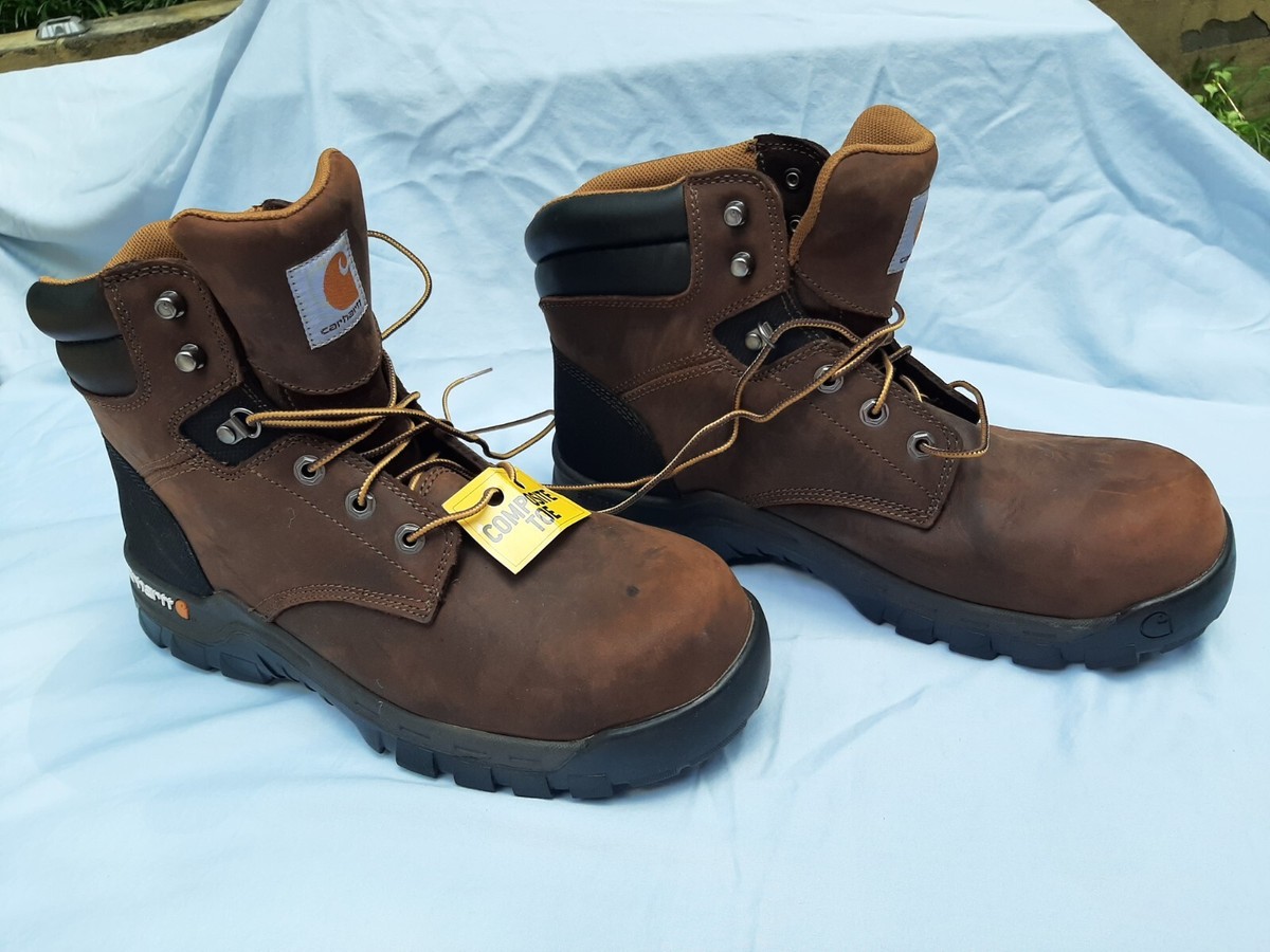 Carhartt CMF6366 Men\'s Brown Wide Work Boots Size 6.5 Carhartt Men main image 2