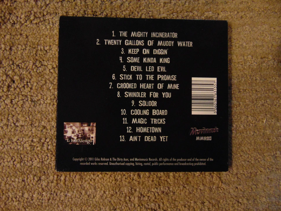 Giles Robson & The Dirty Aces Crooked heart of Mine - Image 2 of 2