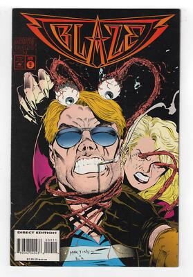1995 MARVEL BLAZE #9 1ST APPEARANCE OF KRISTALL STARRER KEY RARE GHOST RIDER