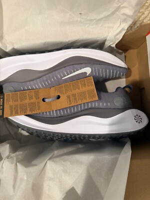 Size 11.5 - Nike React Phantom Run Flyknit 2 Grey and White