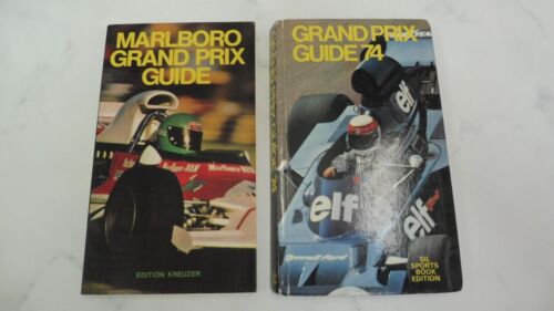 VTG LOT 2 GRAND PRIX GUIDE 1974 +MARLBORO GP GUIDE BOOK - 第 1/24 張圖片