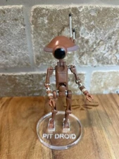 Black Series Pit Droid Acrylic Base / Stand  *NO Toy*