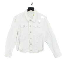 Blanknyc Women's Jacket S White 100% Cotton Overcoat