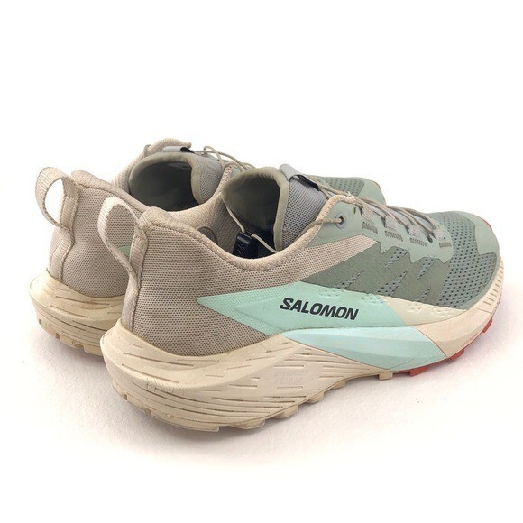Scarpe da trail running Salomon Sense Ride 5 da donna taglia 8 5 Lily Pad Rainy Day Aqua