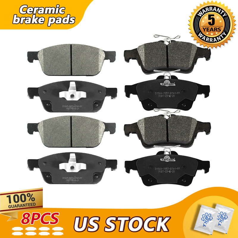 Ceramic Brake Pads Set D1564 D1645 For Ford Escape (2013-2016) & Transit – Front & Rear, Low Dust
