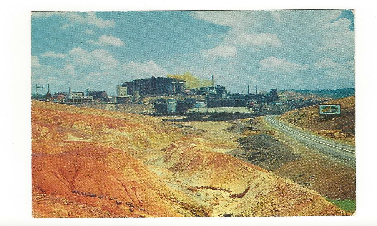 Vintage Postcard Tennessee Copper Co Sulphuric Acid Plant Copper