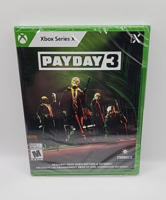Payday 3 Video Game  Xbox Series X Brand NEW SEALED