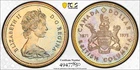 PCGS SP67 1971 Canada Silver Dollar Toned British Columbia