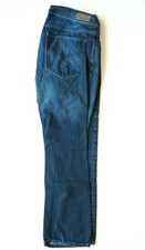 DKNY Jeans Men's Soho Relaxed Fit Jeans Style H3510005 Dark Blue Wash 36x30