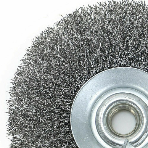 3x Stahlbürste Winkelschleifer Drahtbürste Kegelbürste Rundbürste M14 Für Flex, - Bild 7 von 14