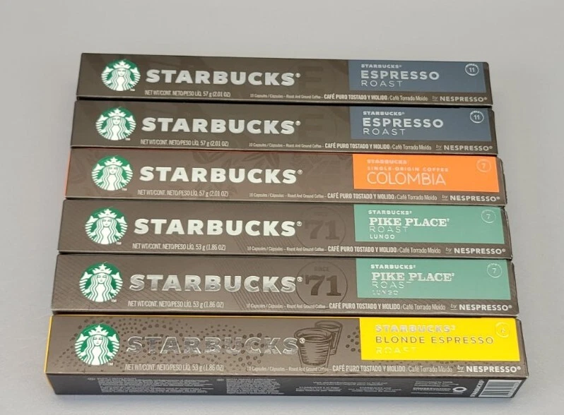 Starbucks By Nespresso Original Line Capsules Variety Pack, 57 OFF