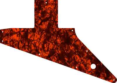 WD Custom Pickguard For Gibson 2010-2018 Explorer #28OP Orange Pearl/Black/Wh...