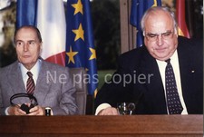 MITTERAND & KOHL 1991 BONN Allemagne