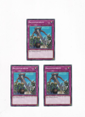 YuGiOh Playset CYHO-DE077 Ballistentrupp Common 3x