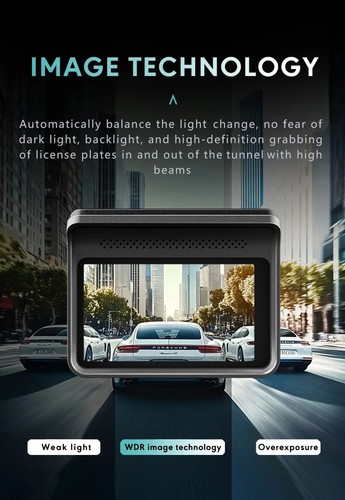 Cámara de visión trasera DVR para tablero frontal 4K mini grabadora de video GPS WIFI 1080P HD - Imagen 13 de 18