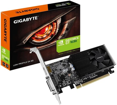Tarjeta gráfica 2GB GIGABYTE GT 1030 Low Profile D4 2G DVI HDMI PCI-e 3.0 embalaje original nueva