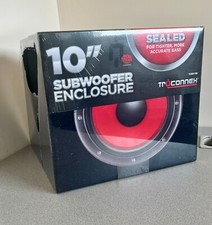 New Metra TCBX-110 TruConnex 10" Single Sealed Subwoofer Enclosure - Car Sub Box