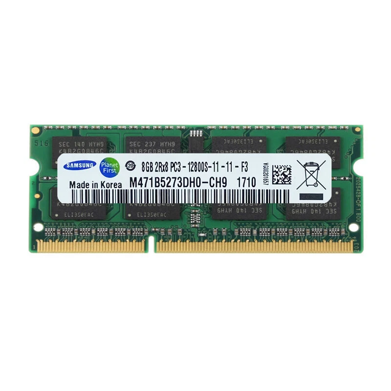 SAMSUNG DDR3 1600MHz 16GB (2 x 8GB) PC3-12800 2Rx8 Laptop Memory SODIMM RAM 1.5V - Image 2 of 4