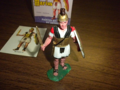 WARRIORS OF THE WORLD - MARIUS ROMAN WARRIOR w/box & card MARX - 第 10/10 張圖片