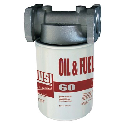 PIUSI Filterkartusche 10µ - 60 L/Min. mit 1''-Halterung f.  Biodiesel, Diesel, Öl