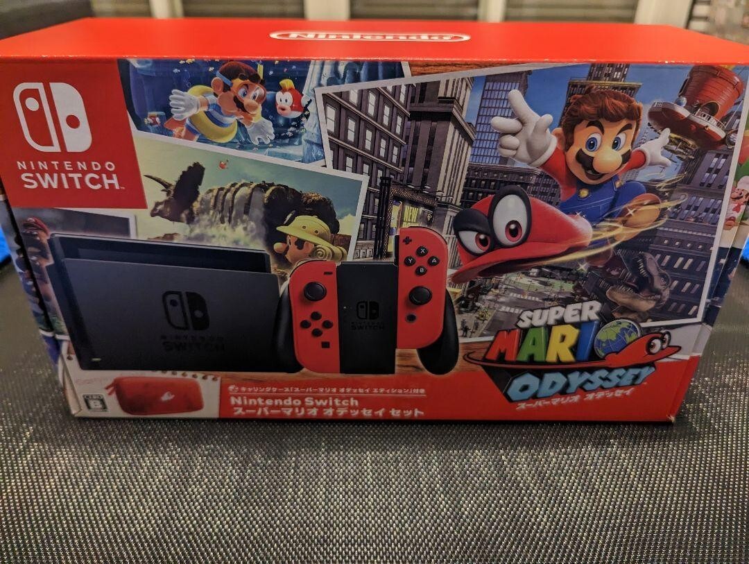スーパーマリオオデッセイNintendo Switch set Nintendo Super Mario Odyssey switch set console red limited