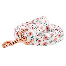 Dog Leash Holiday Durable Strong Pink Floral Dog Leash Heavy Duty Leash Comfo...