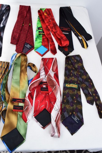 Jerry Garcia Silk Tie Lot 10 Pcs Standard Size Bayan Limited Edition - Picture 7 of 7