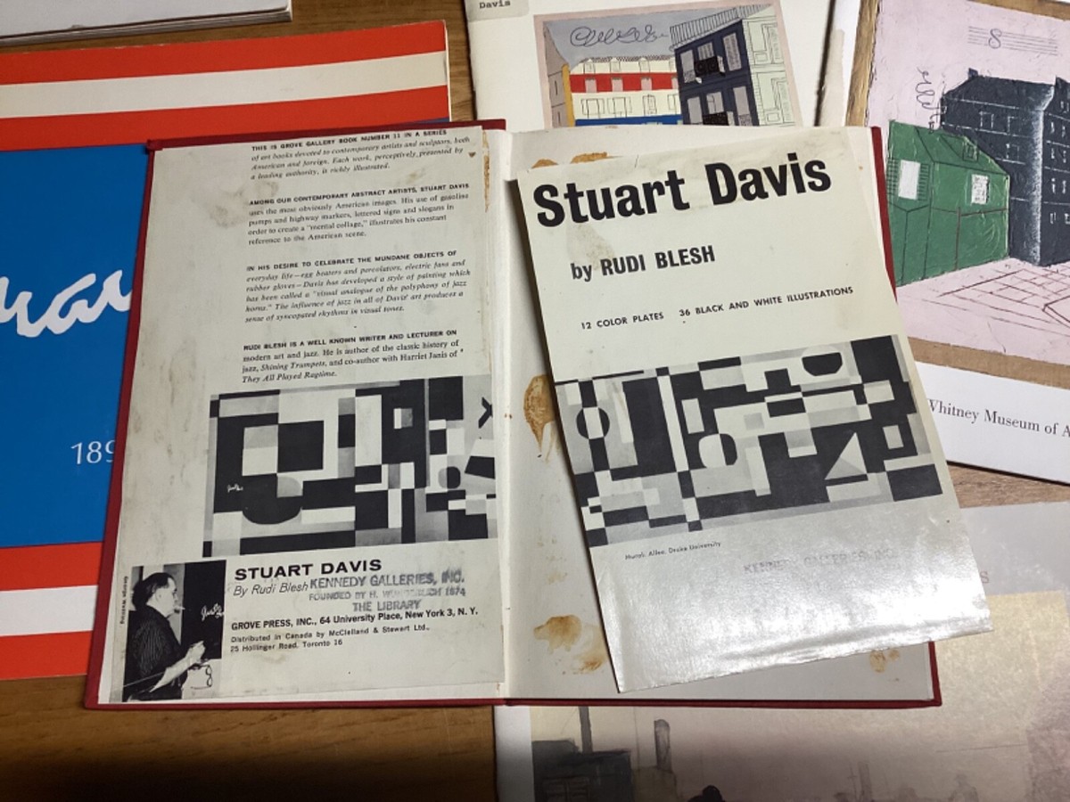 Stuart Davis  作品集 [貴重] 1960-1987 Collection OF 7 Pieces On The Art Of Stuart Davis