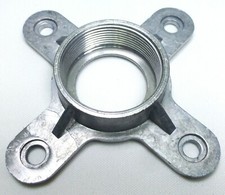 Flange Adapter 1 3/8"-18 for 1" Bolt-On Horn Flare with 4 Hole Aluminum Metal 