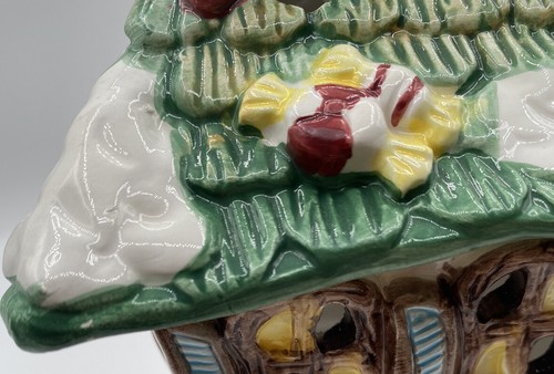 KMart 9.5" Candyland Tea Lite Candle Ceramic Christmas Village House - Picture 9 of 20